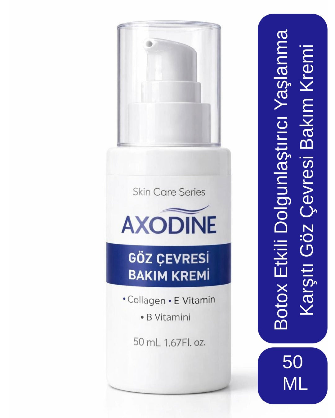 Kırışıklık Karşıtı Botox Etkili Dolgunlaştırıcı Yaşlanma Karşıtı Göz Çevresi Bakım Kremi 50 ml