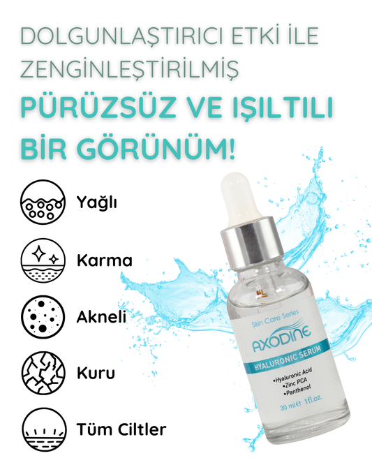 Nemlendirici Dolgunlaştırıcı Canlandırıcı Hyalüronik Asit Serum 30 ml