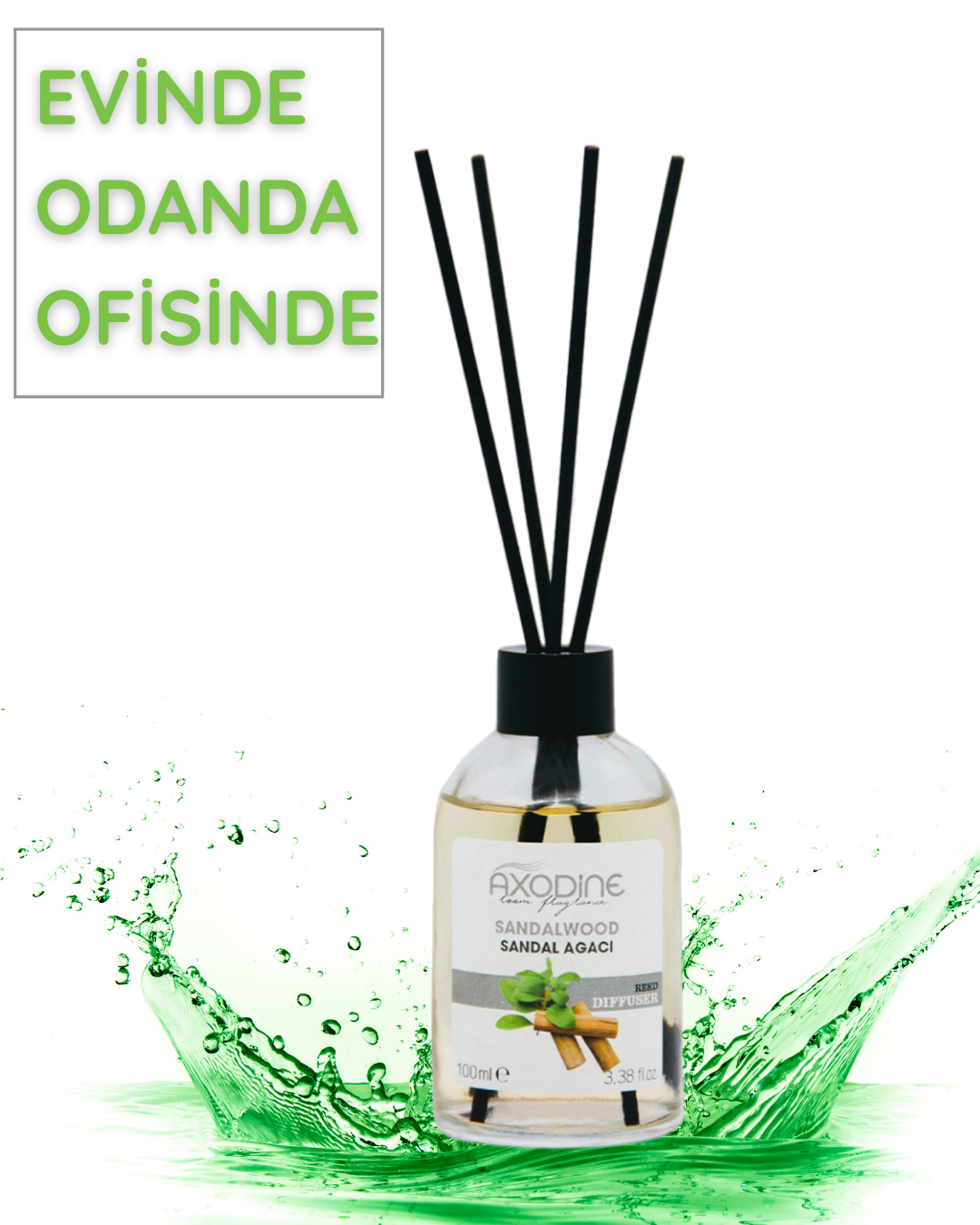 Sandal Ağacı Bambu Çubuklu Oda Kokusu 100 ML