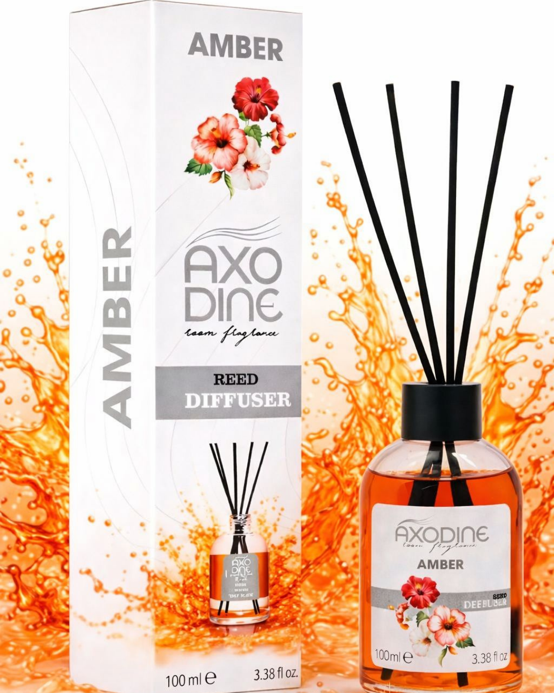 Amber Bambu Çubuklu Oda Kokusu 100 ml
