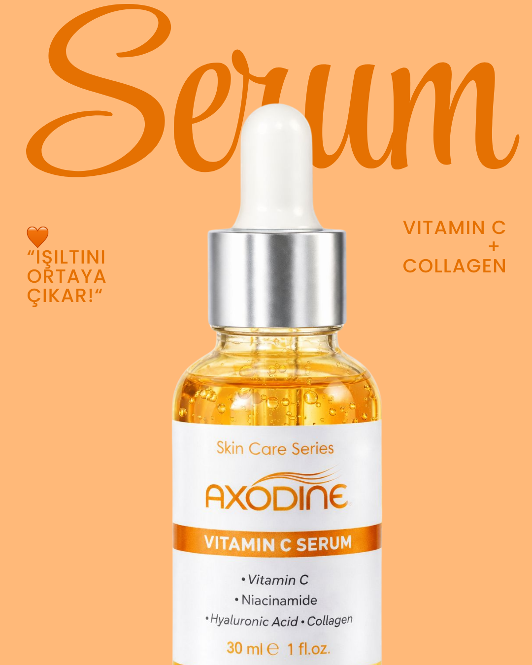 C Vitamini Aydınlatıcı Ve Ton Eşitleyici Bakım Serumu 30 ml
