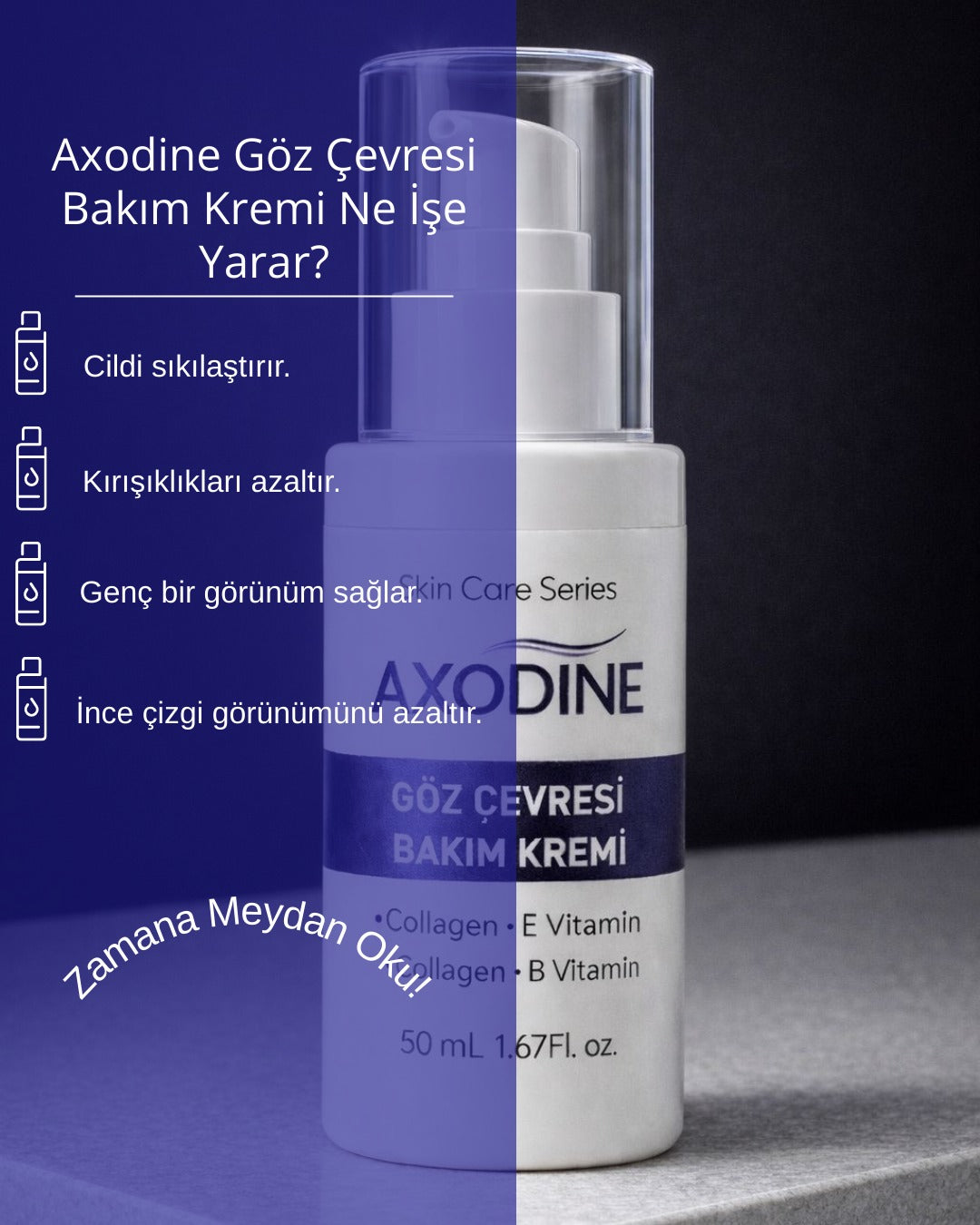 Kırışıklık Karşıtı Botox Etkili Dolgunlaştırıcı Yaşlanma Karşıtı Göz Çevresi Bakım Kremi 50 ml