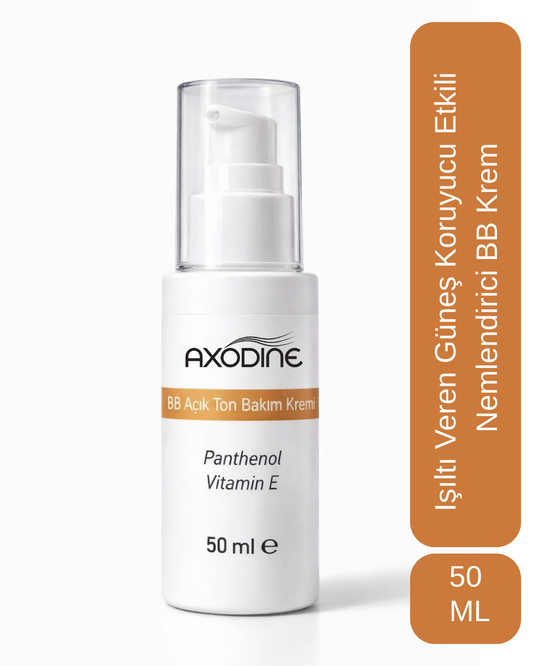 Bb Krem - 24 Saat Nemlendirme - Işıltılı Açık Ton Güneş Kremi 50 Spf -