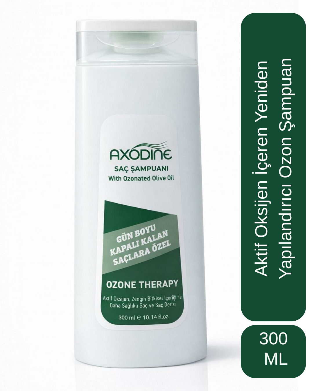 Gün Boyu Kapalı Kalan Saçlara Özel Ozon Terapi Şampuan 300 ML