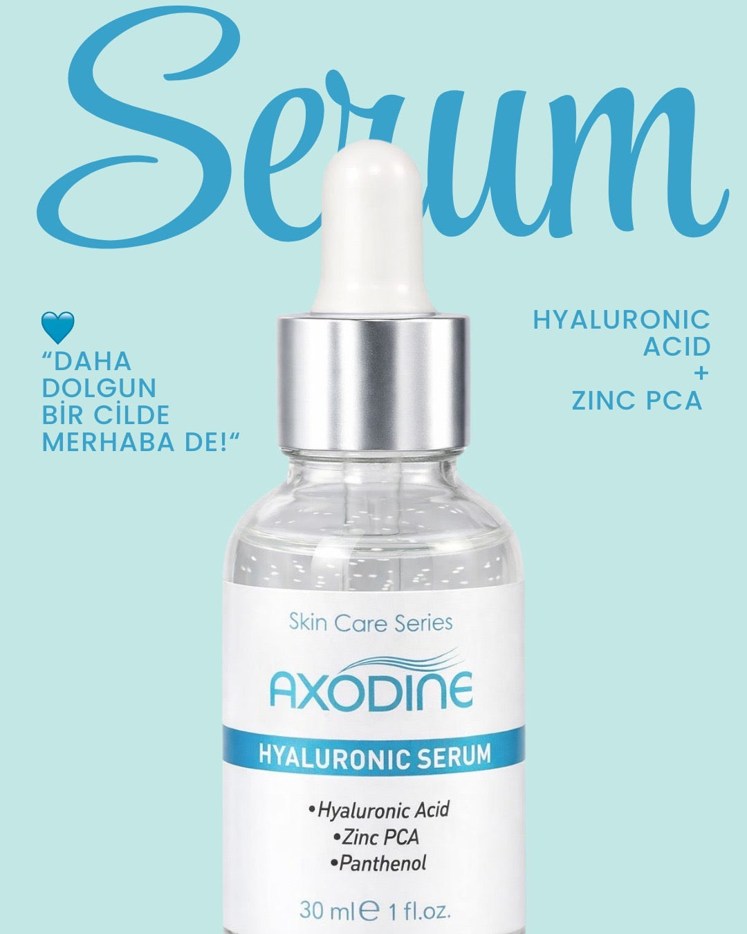 Nemlendirici Dolgunlaştırıcı Canlandırıcı Hyalüronik Asit Serum 30 ml