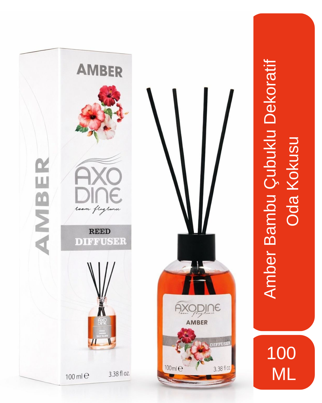 Amber Bambu Çubuklu Oda Kokusu 100 ml