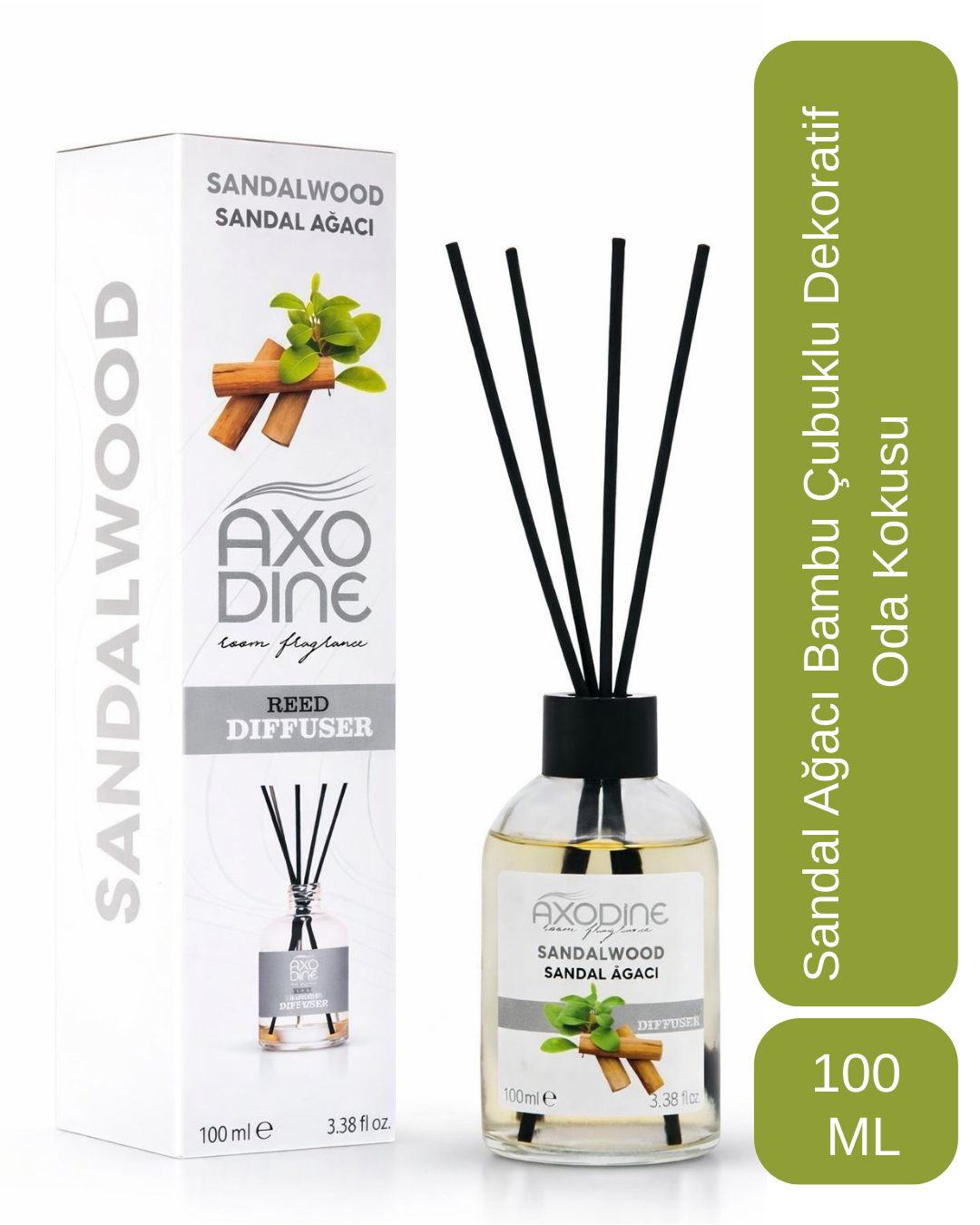 Sandal Ağacı Bambu Çubuklu Oda Kokusu 100 ML