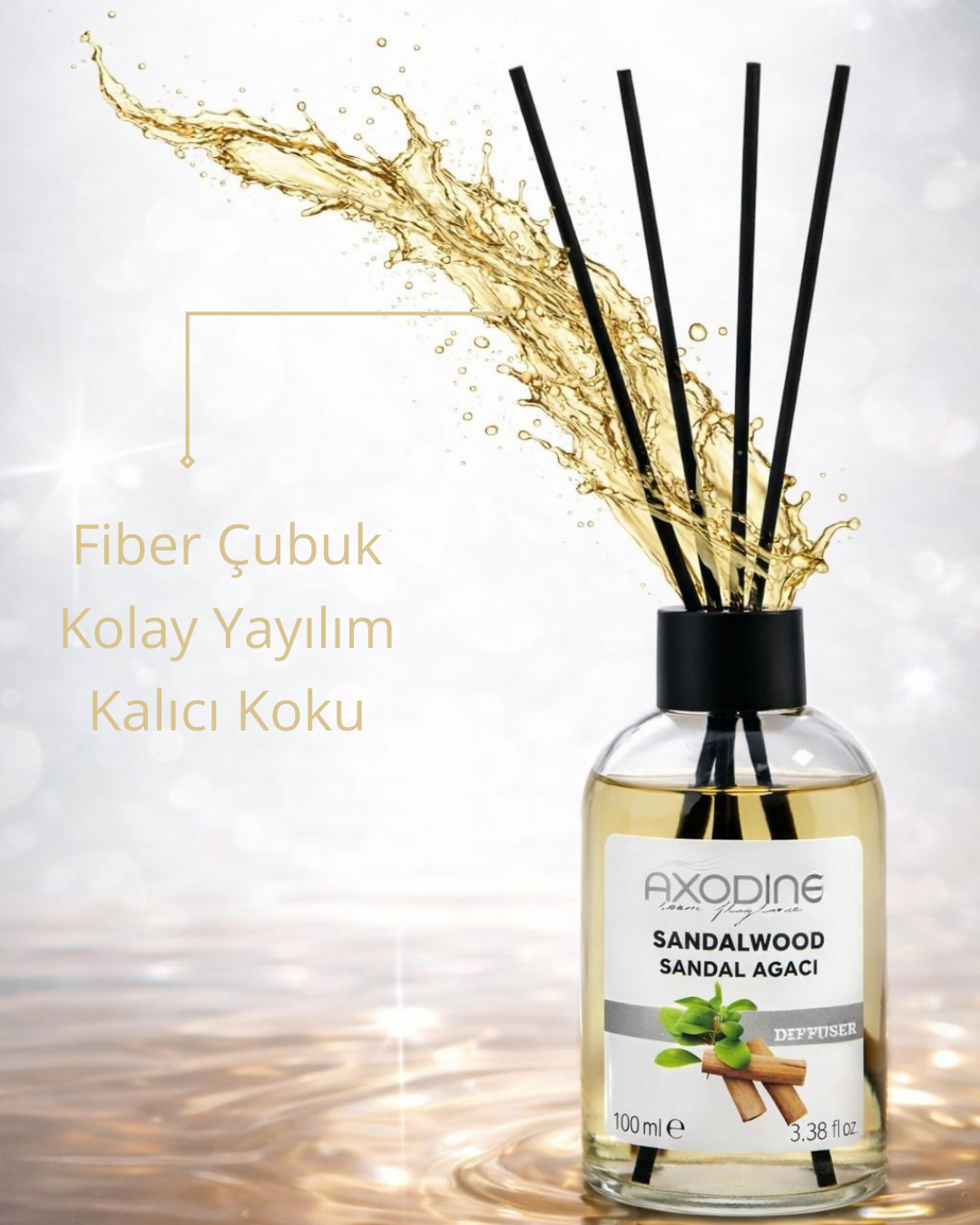 Sandal Ağacı Bambu Çubuklu Oda Kokusu 100 ML