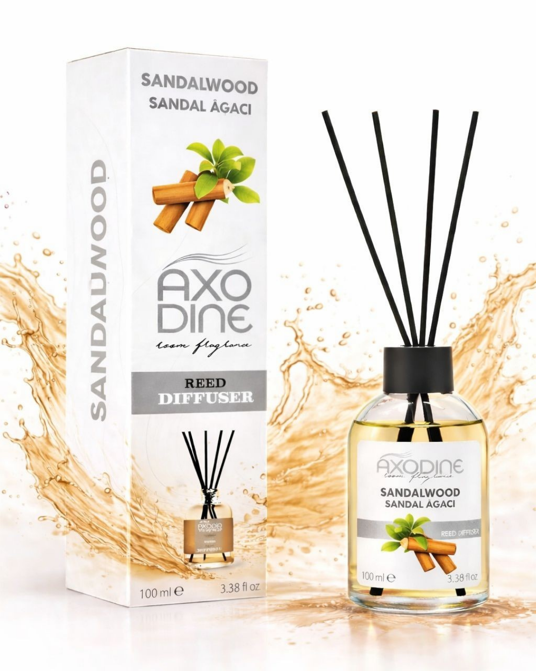 Sandal Ağacı Bambu Çubuklu Oda Kokusu 100 ML